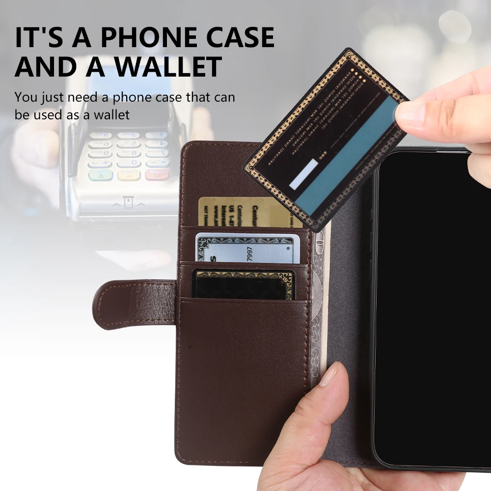 حافظة جلدية أصلية لهاتف سامسونج A50 A70 A71 A51 A41 A72 A52 A32 A22 A12 A53 A13 A33 A54 A35 A55 A16 A07 A17 A03S غطاء المحفظة #4