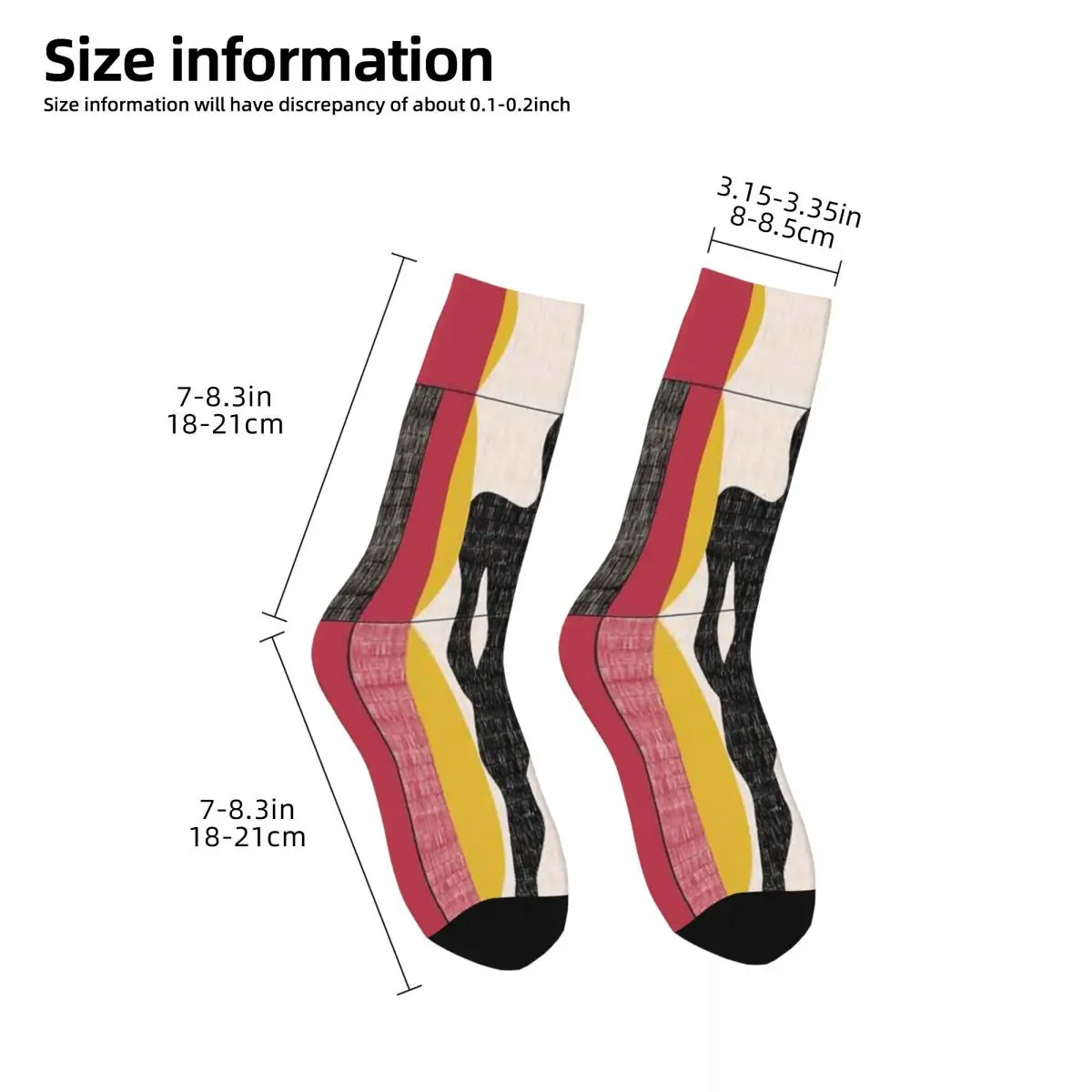 Le Corbusier Architecture Illustration Minimalist Colored Pencil Modulor Socks High Quality Stockings All Season Long Socks