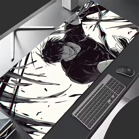 Mousepad Pattern Mouse Pad Desk Mat Computer Gaming Keyboard Pad Rubber Mat J-jujutsu Kaisen Toji Fushiguro Non Slip Mouse Mat