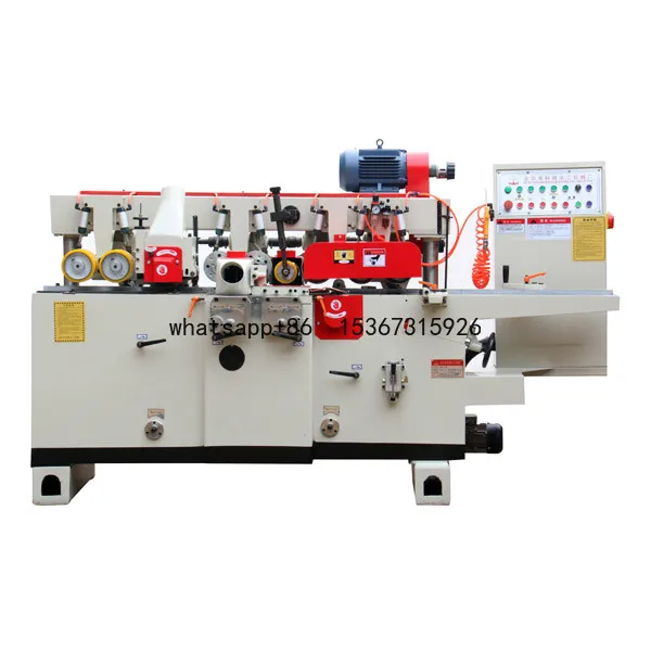 1 Factory Price 2 Machine Sliding Table Spindle 4 Four Side Wood Planer Moulder For Sale