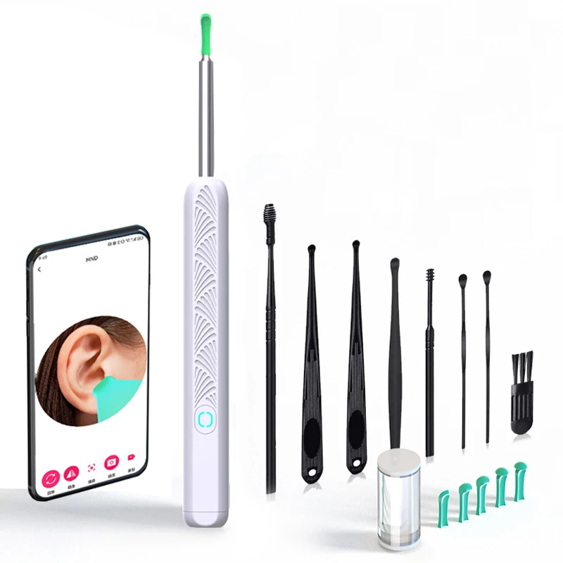 

Визуальный очиститель ушной серы с камерой и инструментом для удаления ушной серы