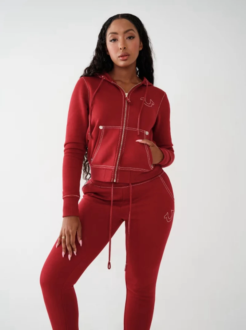 

STYLISH LADY Letter Printed Vintage Sports 2 Piece Set Women Hoodies Sweatshirt and Pant Suits 2025 Autumn Hip Hop Tracksuits