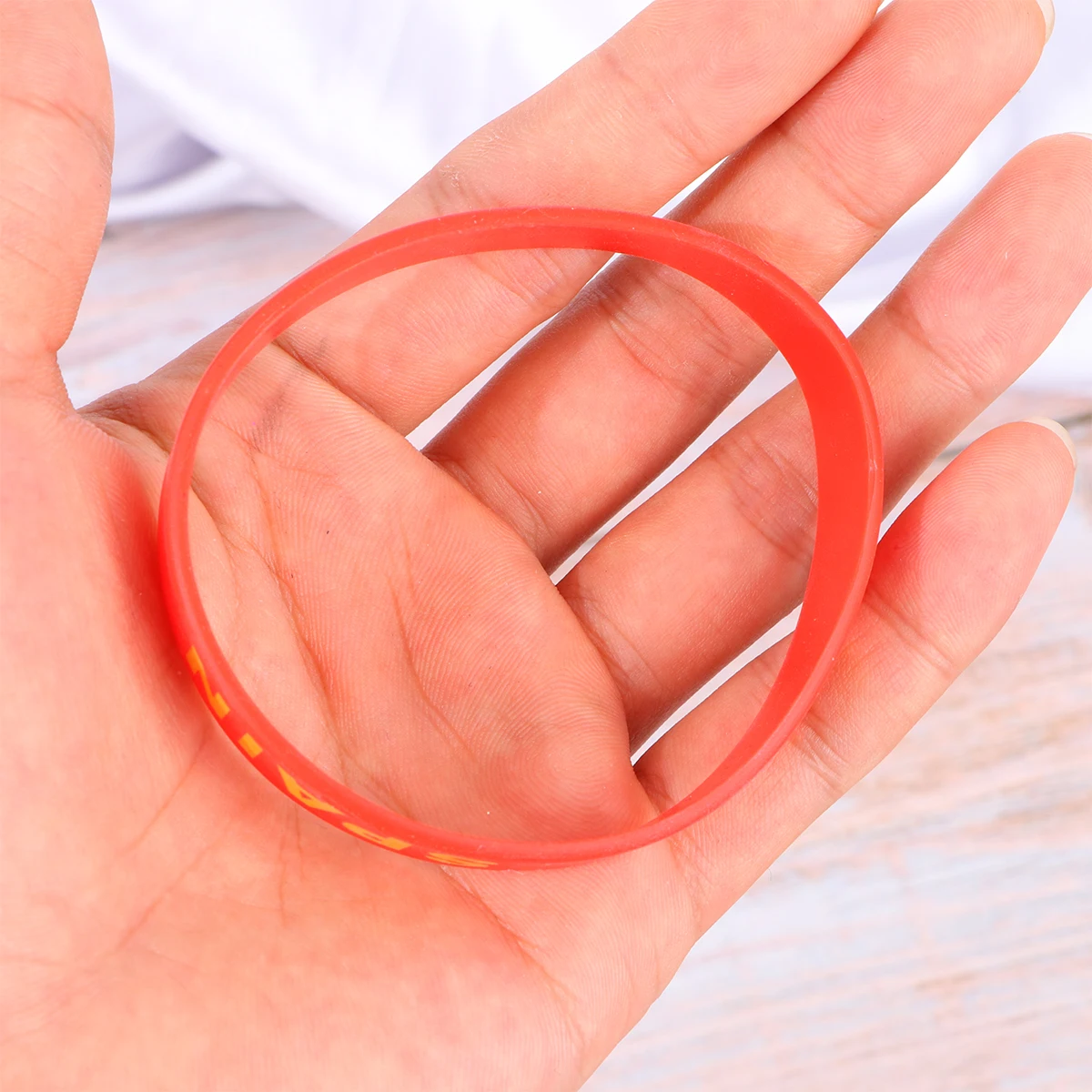

10 Pcs Silicone Bracelet Sports Playground Wristband Bracelets Set Cheer for Your Country