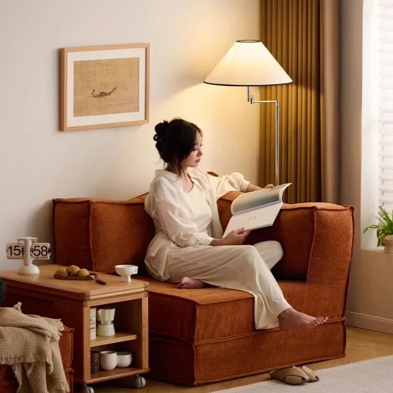 

Vintage foldable sofa bed, fabric sofa bed