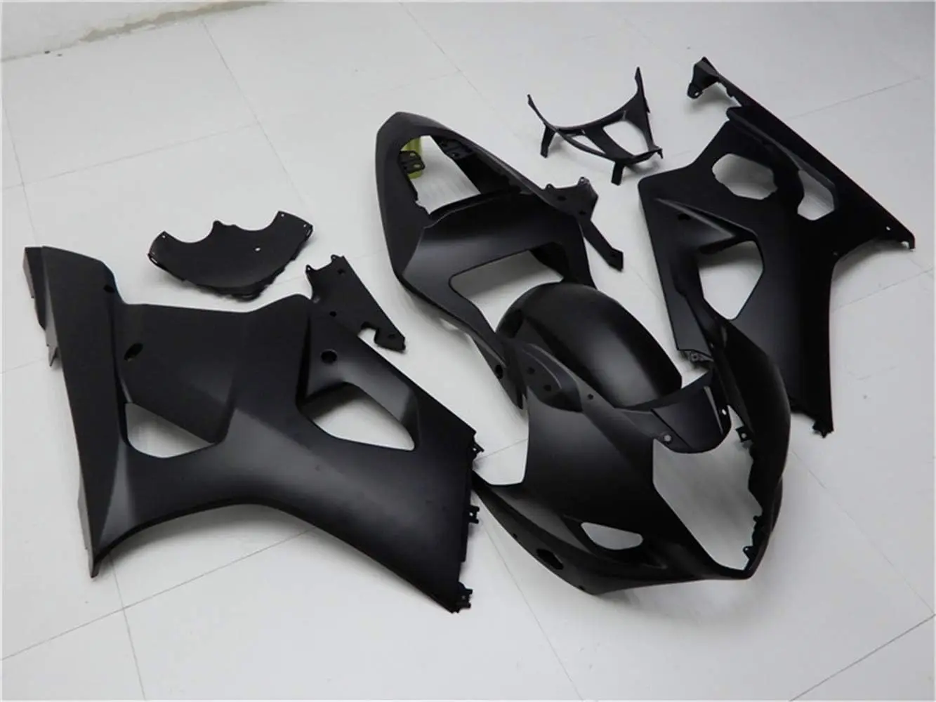 Matte Black Injection Molded ABS Plastic Motorcycle Fairing Bodywork Kit for 2003 2004 1000cc Sportbike Models, New