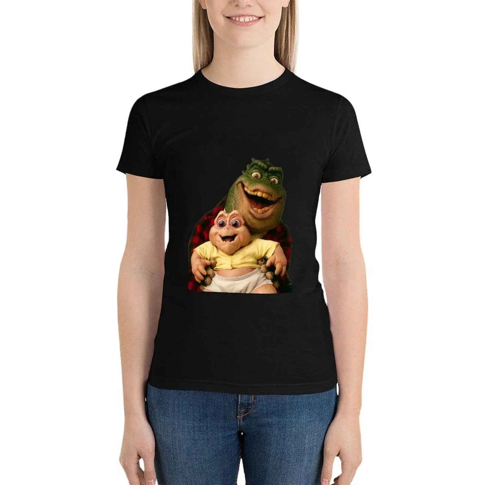 Dinosaurs show T-Shirt aesthetic clothes hippie clothes western t-shirt dress for Women