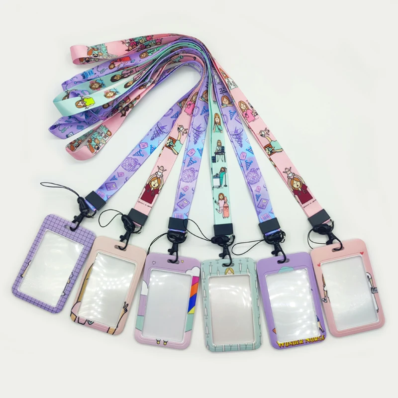 Nurse Lanyard Badge Holder Doctor ID Credit Card Case Neck Strap Card Holder Phone Rope Hospital Credentials Accessories Gift