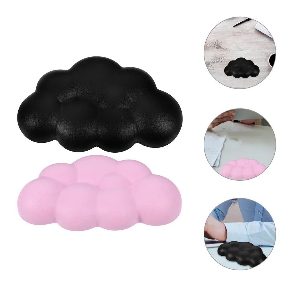 

2pcs Keyboard Wrist Rest Pad Comfortable Ergonomic Support Cushion For Computer Laptop Office Gaming Anti Slip Portable Wrist