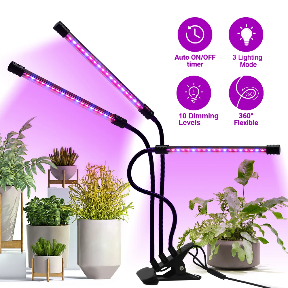 Red and Blue Plant Lamp USB DC5V LED Lighting Growth Lamp For Indoor Plants Greenhouse Hydroponic Systems Tent Flower Seedlings