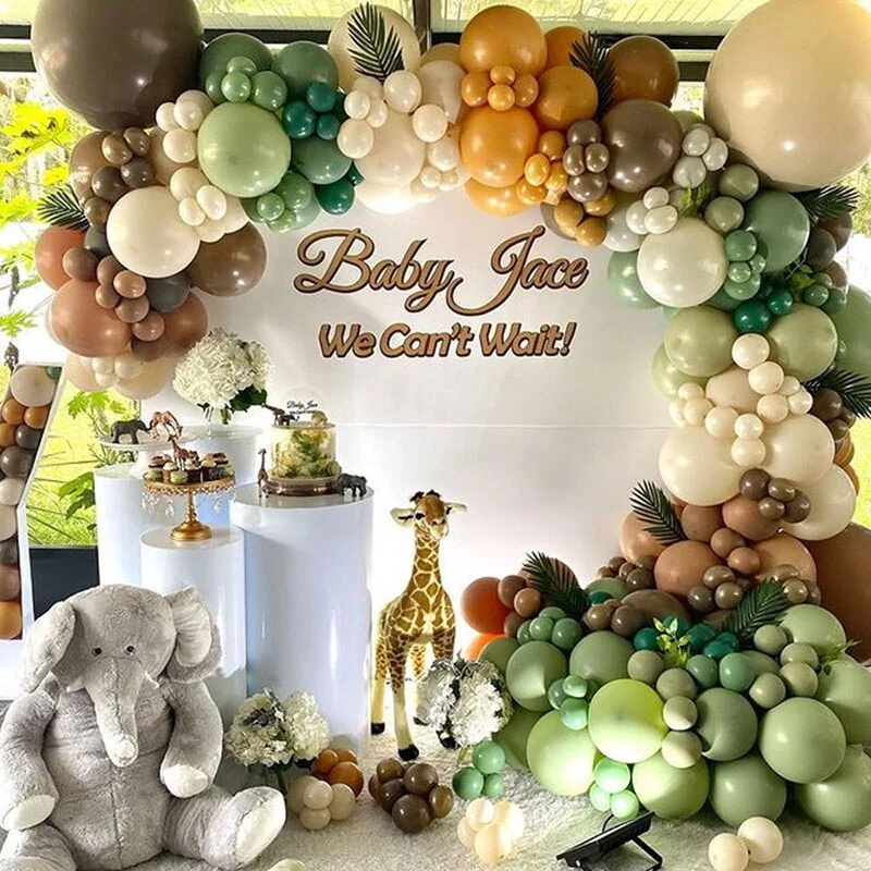 Kit di palloncini per compleanno verde salvia, decorazioni per feste con striscioni di buon compleanno, ghirlanda di pompon, bandiere, palloncini a stella, 57 pezzi - Italia Kit di palloncini per compleanno verde salvia, decorazioni per feste con striscioni di buon compleanno, ghirlanda di pompon, bandiere, palloncini a stella, 57 pezzi - Italia