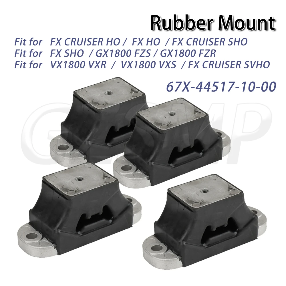 Engine Rubber Mount 67X-44517-10-00 Fit for Yamaha GP1800 WaveRunner FX VX Cruiser  Limited HO SHO SVHO FZR FZS