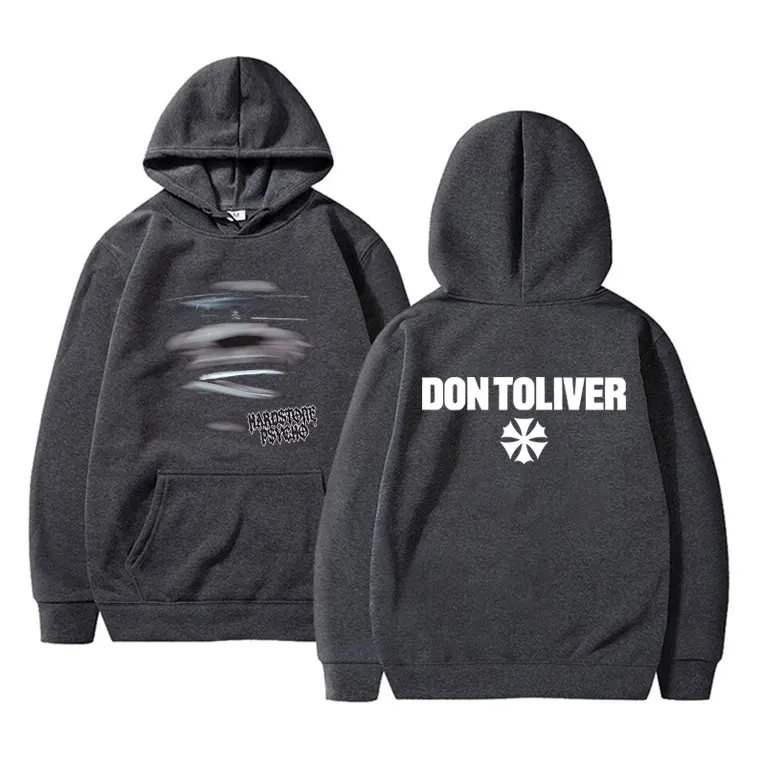 Best Famous Rapper Don Toliver Hardstone Psycho Album Vintage Graphic Hoodie Men Hip Hop Oversized Pullover Male Fashion Hoodies