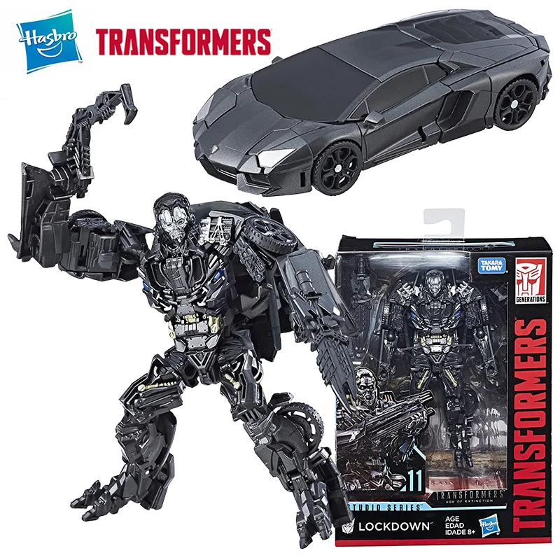 Hasbro Transformers Studio Series SS11 Lockdown 12Cm Deluxe Class Original Action Figure Model Toy Birthday Gift Collection