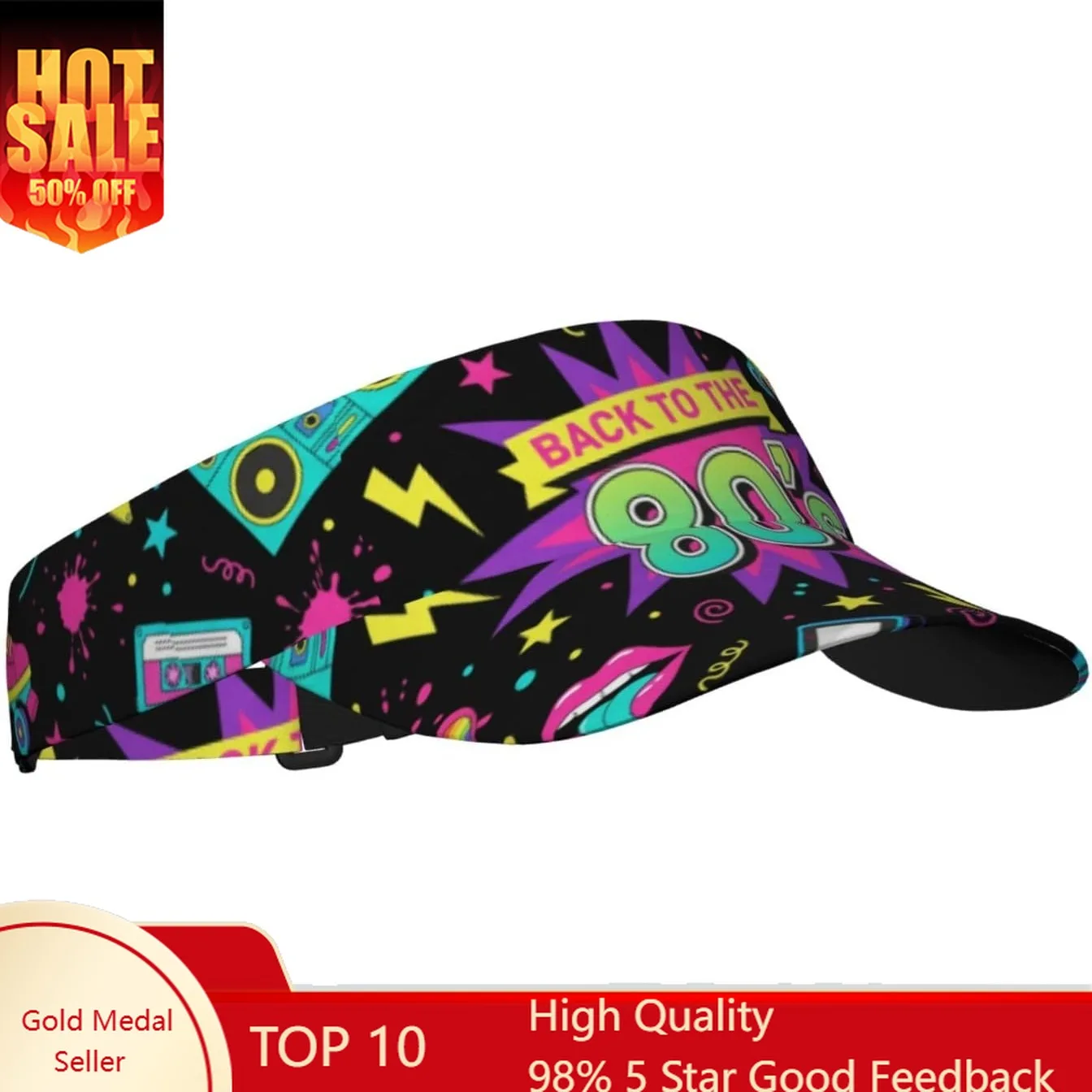 

Cute Visors, Adjustable Lightweight Sports Sun Hat for Men and Women, for Tennis, Golf, Running, and Outdoor Activities