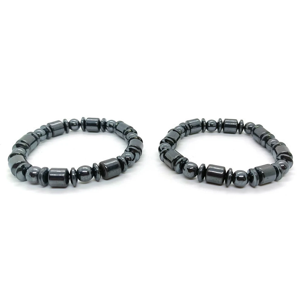 Unisex Fat Burning Magnetic Therapy Bracelet  Black Stone Beads for Weight Loss & Body Shaping Slimming Jewelry for Men & Women image 6