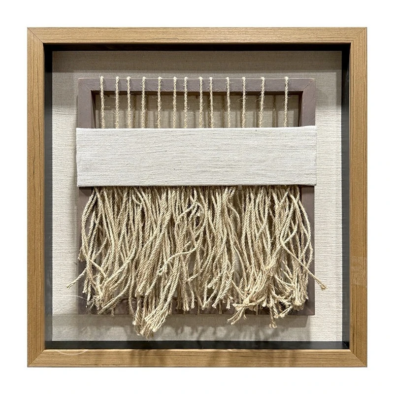 Wabi Sabi Hand Woven Rope Wall Art Set, Premium Hanging Decor for Homestay & Living Room Background