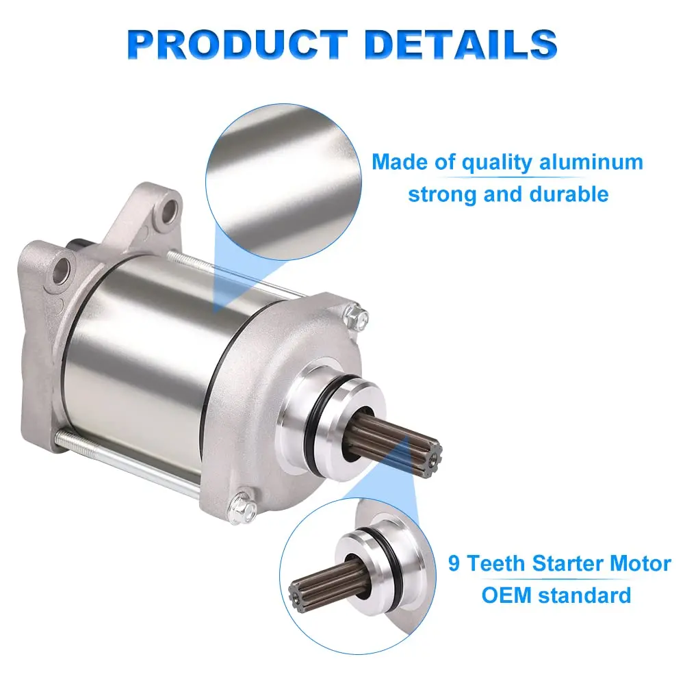 혼다 리콘 250 교체용 스타터, 혼다 ATV TRX250 TRX250TE TRX250TM 2008-2020 호환, 31200-HM8-B61