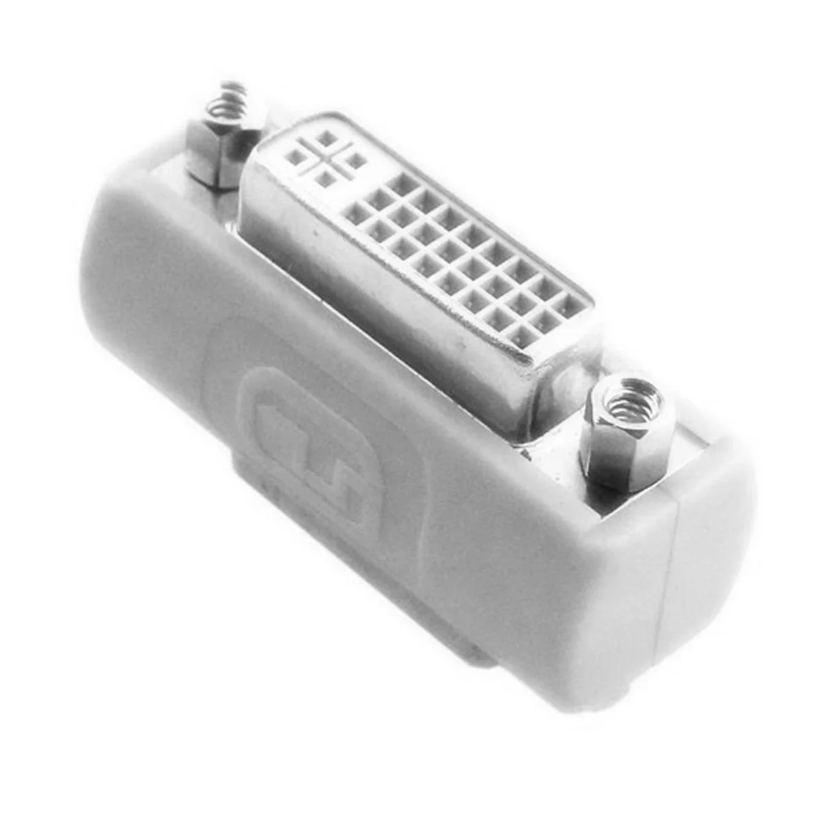 Cablecc  DVI 24+5 Pin Female to DVI 24+5 Pin Female Video Converter Adapter Extender 180 Degree for HDTV LCD Monitor