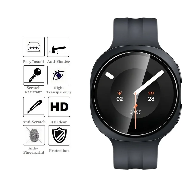 5PCS Smart Watch Screen Protector for Samsung Galaxy Watch 9 40mm 44mm Ultra 2 47mm HD Clear Tempered Glass Protective Film