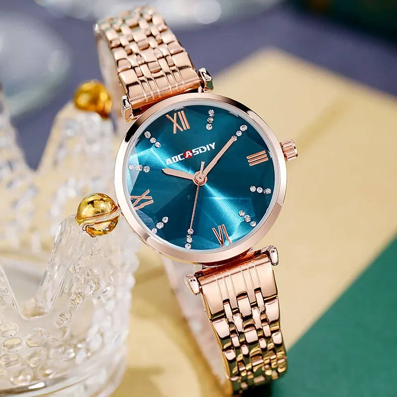 

Trendy Elegant High-end Luxury Quartz Wrist Watch Gifts for Women ساعات كوارتز عصرية Accessories Fashion Watches Clock Bracelet