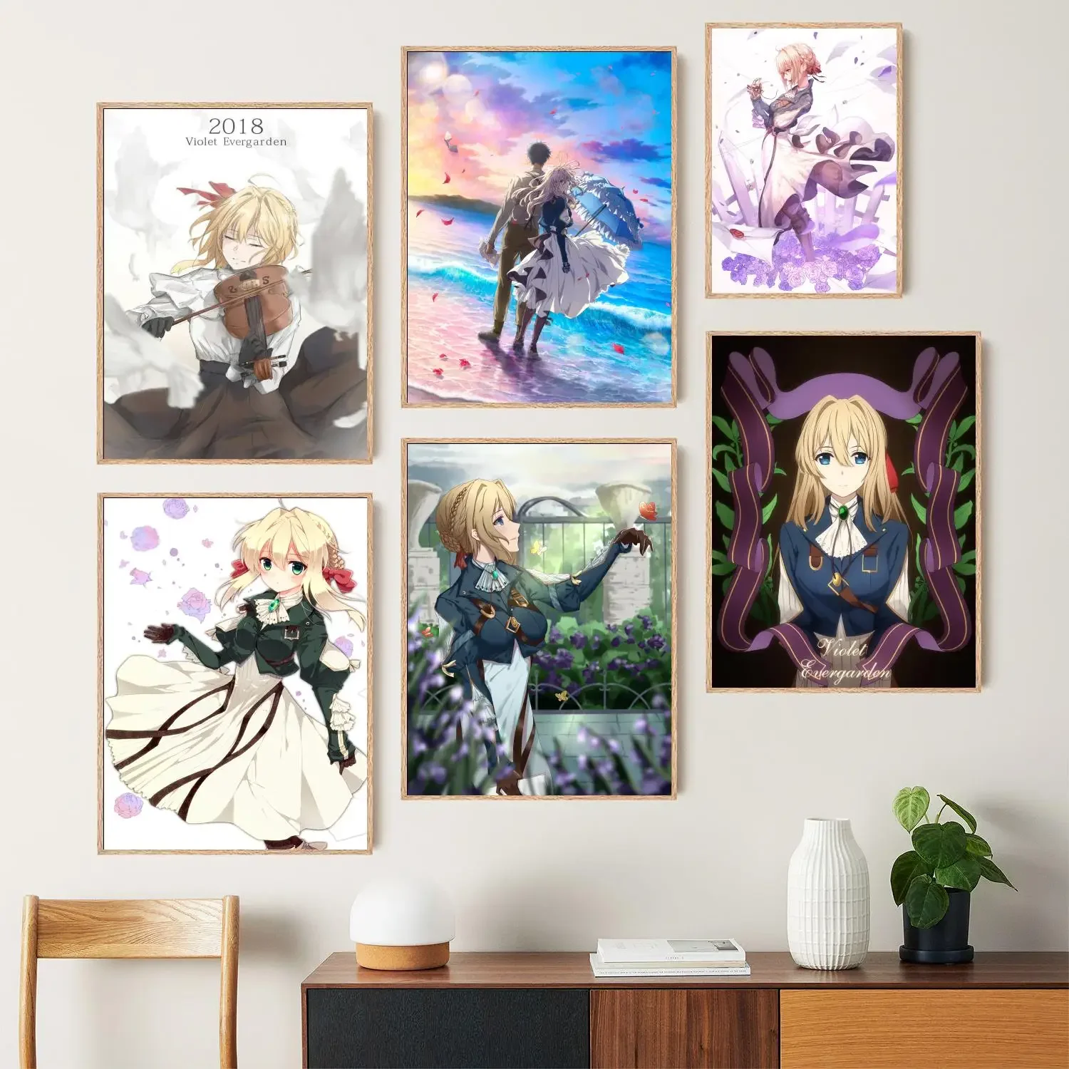 Violet Evergarden Gaiden Canvas Art Poster, Wall Art Picture Print, Modern Family Bedroom Decor Posters