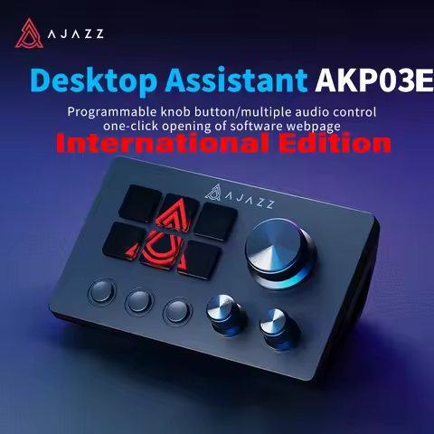 Ajazz AKP03E Mini Keyboard 12 Keys Macro Keyboard Programmable Custom Button Mechanical Gaming Keyboard For Multiple Scenario