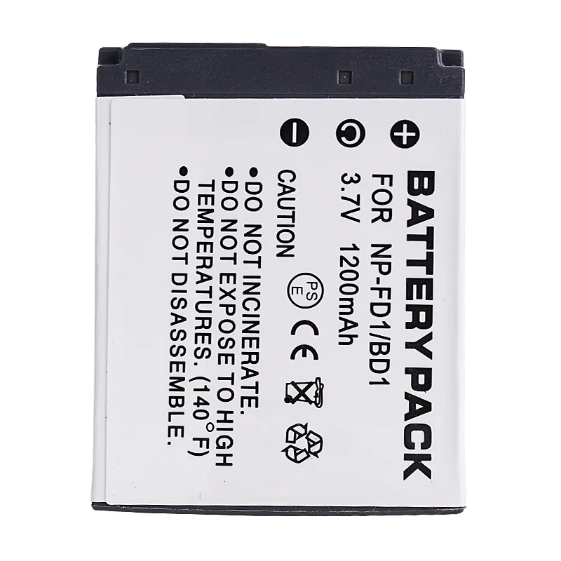 NP-BD1 NP-FD1 交換用カメラバッテリー 3.7V 1200mAh ソニー DSC-G3 T200 T700 T900 T75 T77 T90 T70 DSC-T500 DSC-T300 DSC-T200用