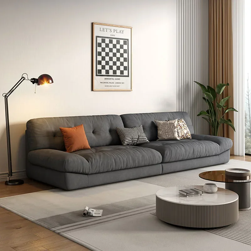 Mid Century Italian Style Living Room Sofa Single Reception Sectional Leather Sofa Leather Corner Sofa Furniture Home Schlafsofa