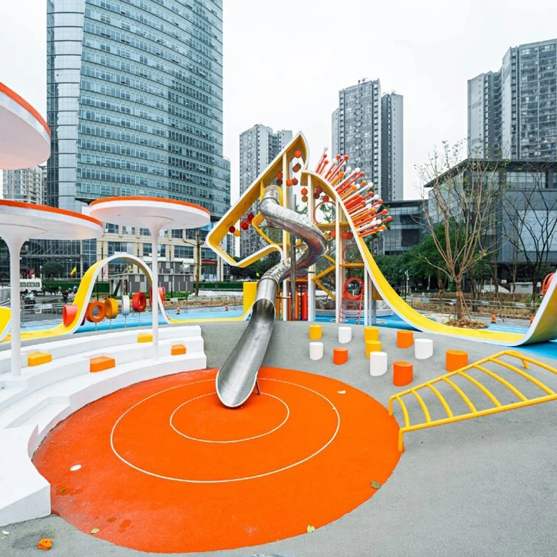 Custom-Made Children'S Outdoor Play Equipment Outdoor Play Area For Children With Kid Outdoor Activity Center