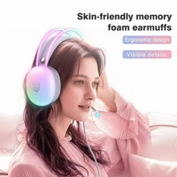 ONIKUMA Esports Headphones Gaming Headset RGB Light Design Headphones with Mic Apply To PC PS5 for PC Gamer X25 Earphones