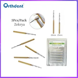 5Pcs Zekrya Dental Carbide Burs Surgical Drills Endodontic Bone Cutters Drill For High Speed Handpiece Tungsten Steel Material