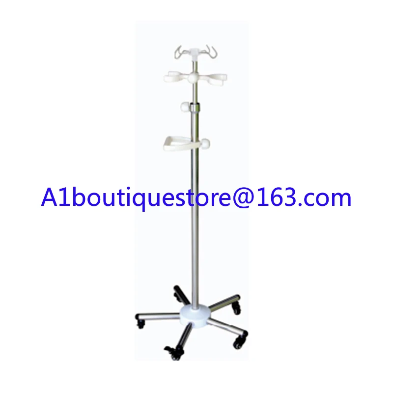 201 Stainless Steel Mobile Iv Drip Stand Height Adjust  Pole