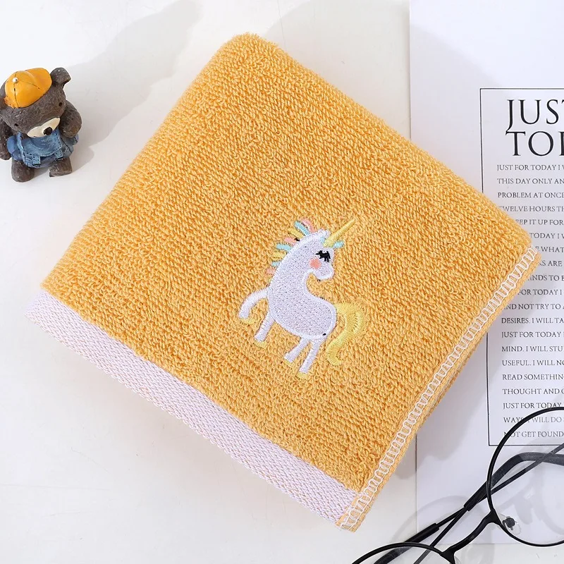 Cotton Baby Bath Towel Soft Cartoon Animal Face Towel Newborn Infant Kids Soft Absorbent Washcloth Children Shower Towel 26x48cm