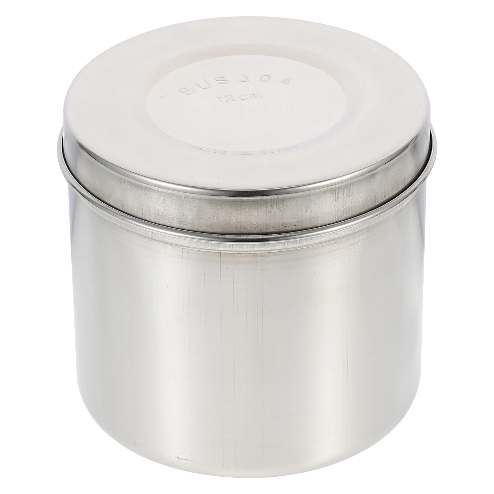

Iodine Ointment Jar Dressing Stainless Steel Canister with Lid Metal Mini Portable Pill Bottle Baby