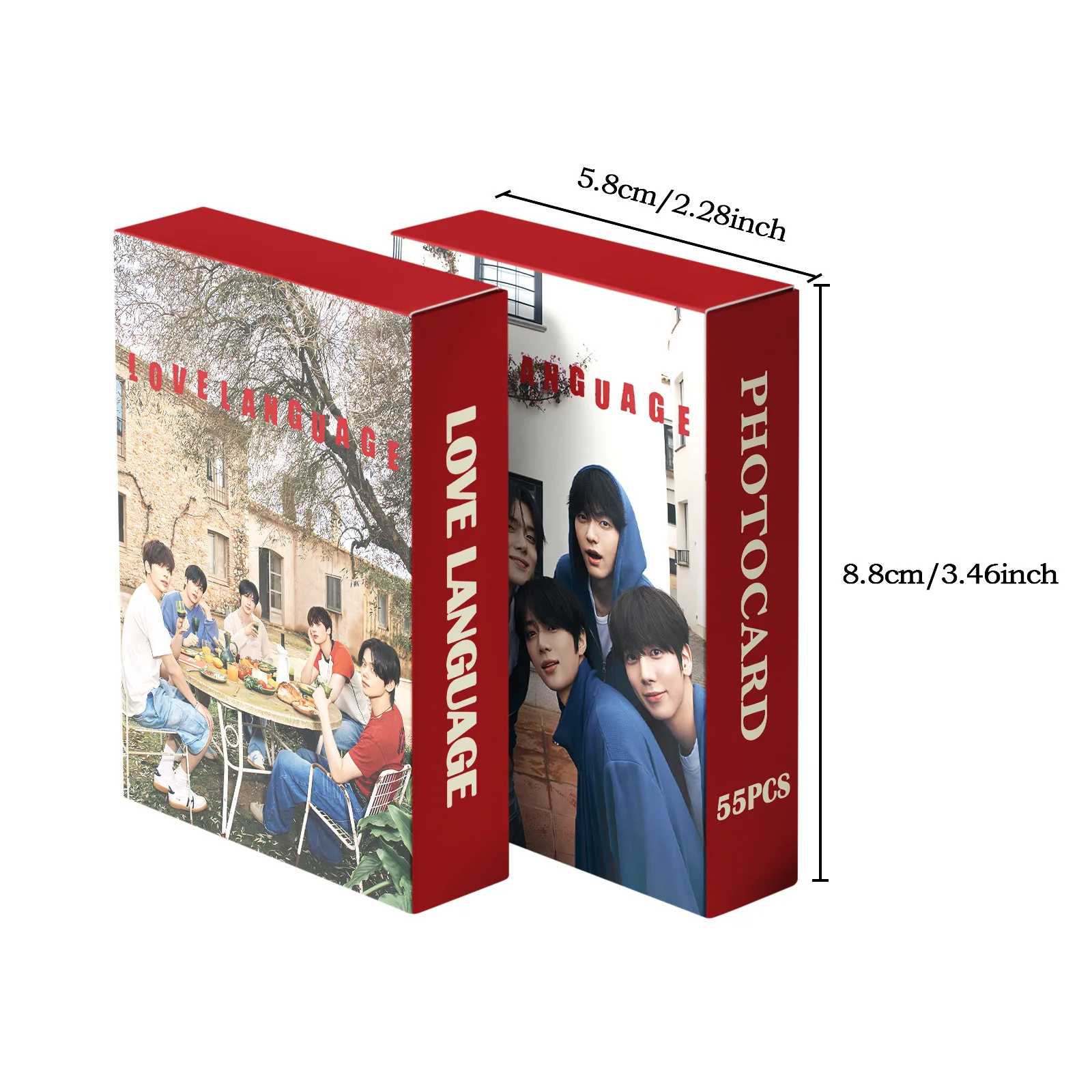 TXT YEONJUN LOVE LANGUAGE Photocards Set 55 قطعة ملصقات K-POP الرسمية القابلة للجمع مروحة ميرش هدية فكرة MOA مروحة نادي أساسيات #3