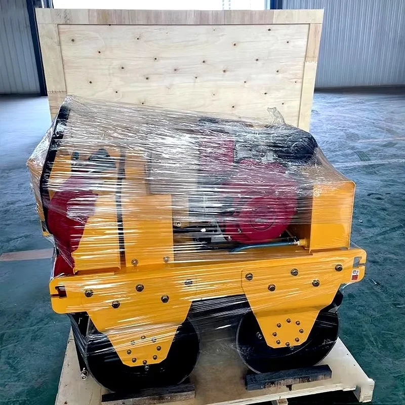 Double drum microroller diesel manual walking function vibration small compaction engine