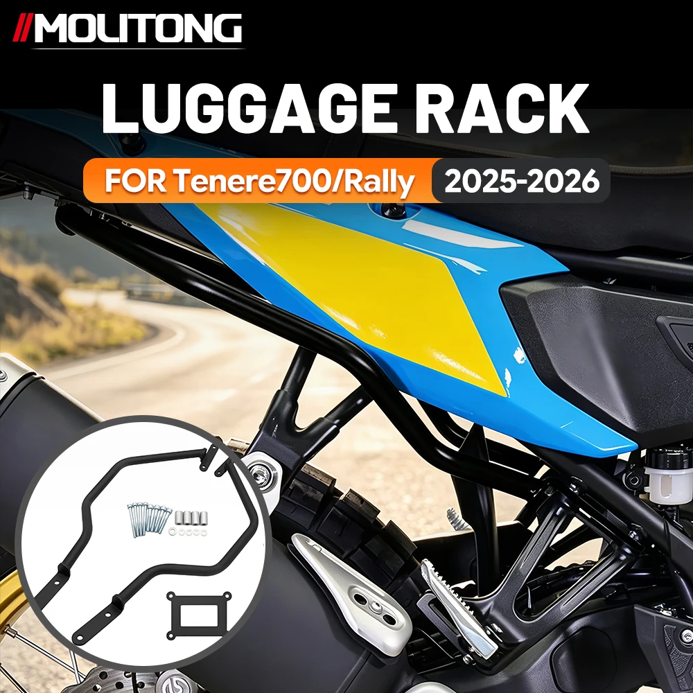 Motorcycle Crash Bars Engine Guard For Yamaha Tenere700 Tenere700 Rally 2025-2026 Steel Frame Anti-fall Protection Bar
