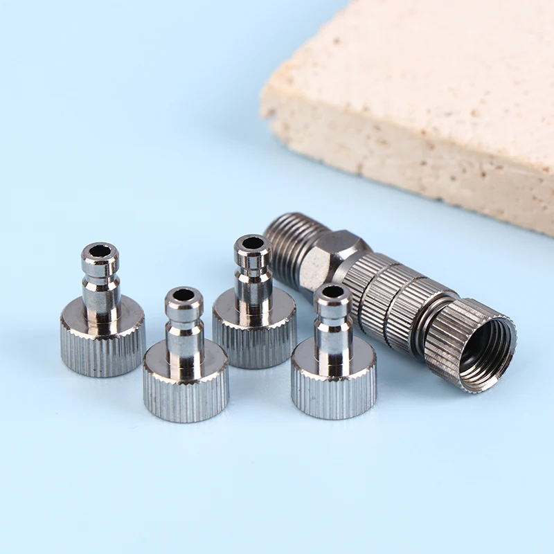 Airbrush Quick Disconnect Coupler Quick Release Fitting Adapter With 5 Male Fitting 1/8 INCH Fitting Hose Air Brush Parts