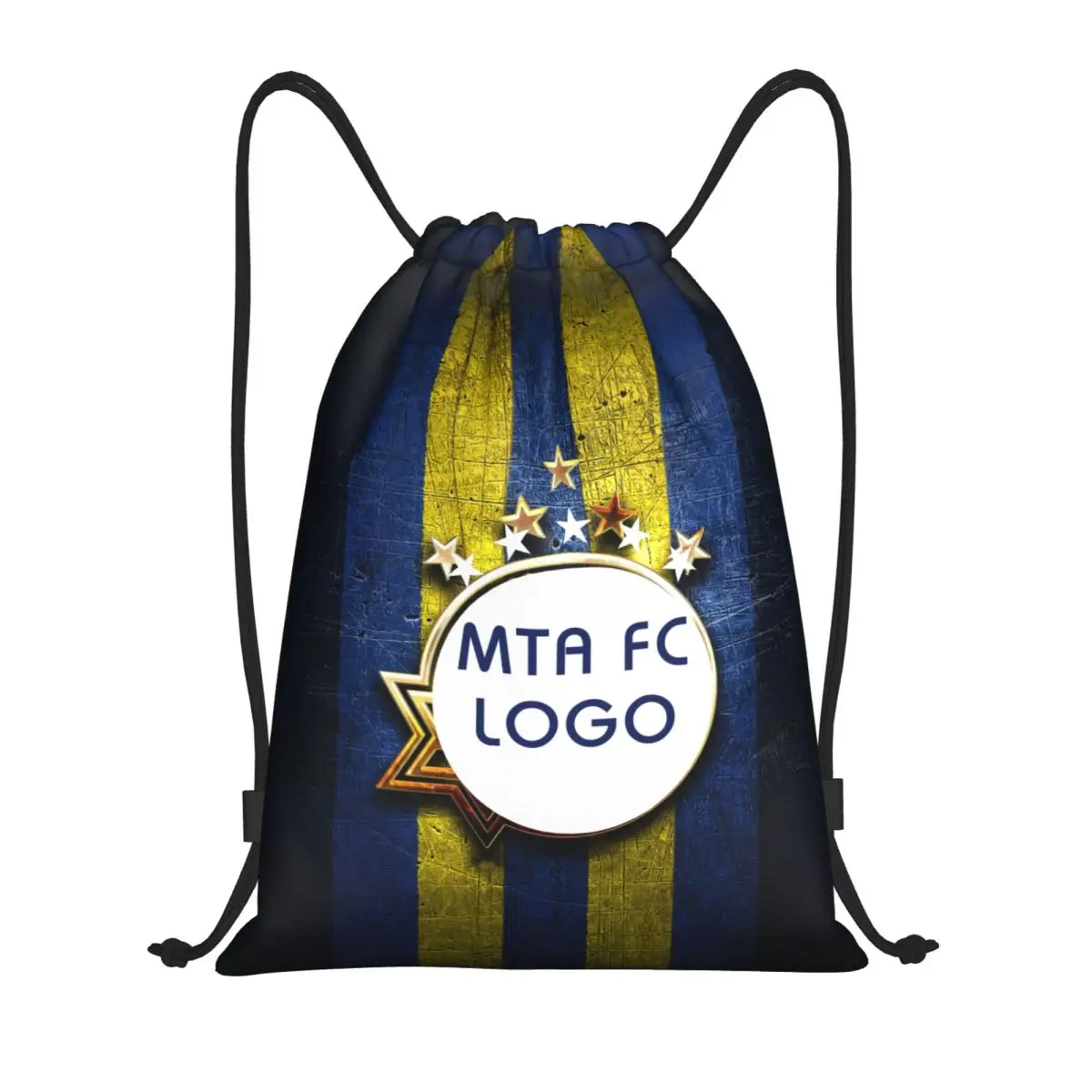 Maccabi Tel Aviv Drawstring Backpack Gym Sports Bag Travel Sackpack Gymsack Backpack