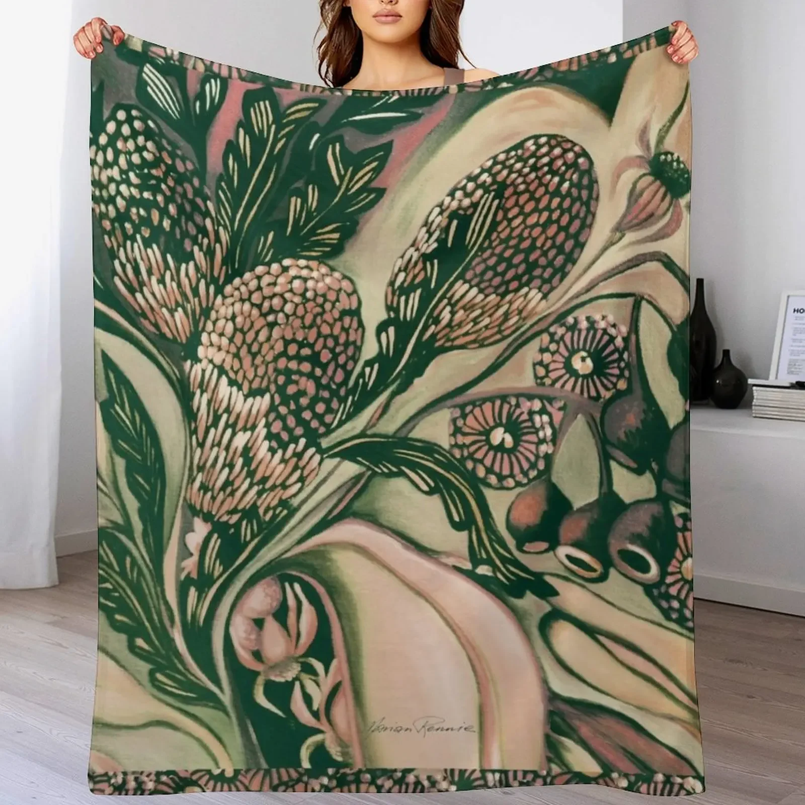 

Hannah's Room Throw Blanket valentine gift ideas Bed warm winter Furry Blankets