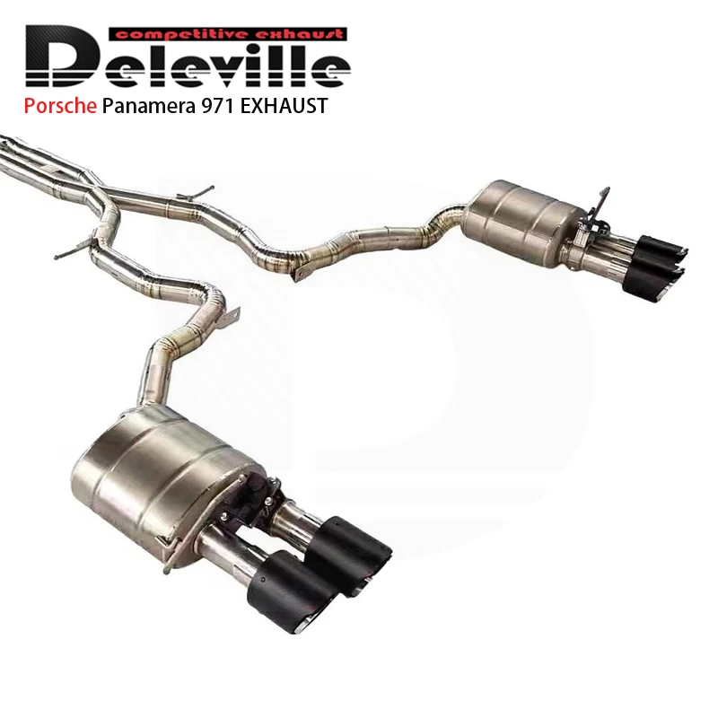 OBM Catback Exhaust Pipes For PORSCHE PANAMERA (971) 4.0 2016- Titanium Alloy Exhaust Pipe High Performance Exhaust Downpipe