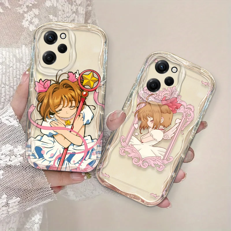 Anime Cardcaptor Sakura Cover For Xiaomi Redmi Note 13 12 12Pro 11 10 Pro POCO F4 X3 X4 GT X5 X6 Wave Oil Phone Case