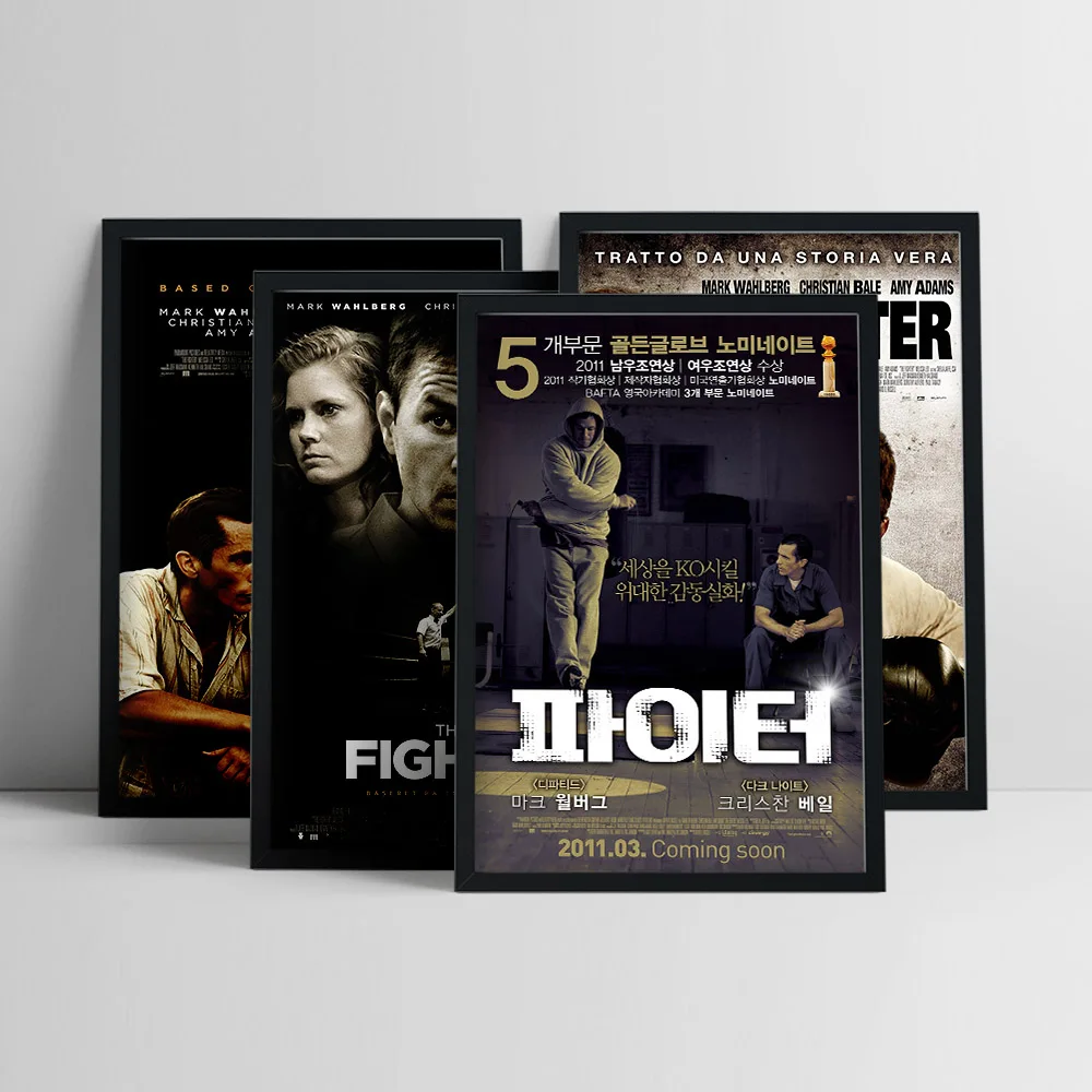 The Fighter American Biographical Sport Drama Film Modern Print Art Poster Movie Canvas Painting Wall Stickers Living Room Decor
