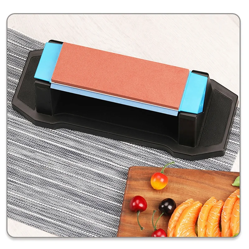 3 جوانب 400/1000/3000 حصى أدوات شحذ ممتازة مبراة حجر مع حامل قبضة الحافة وقاعدة غير قابلة للانزلاق-N38R #3