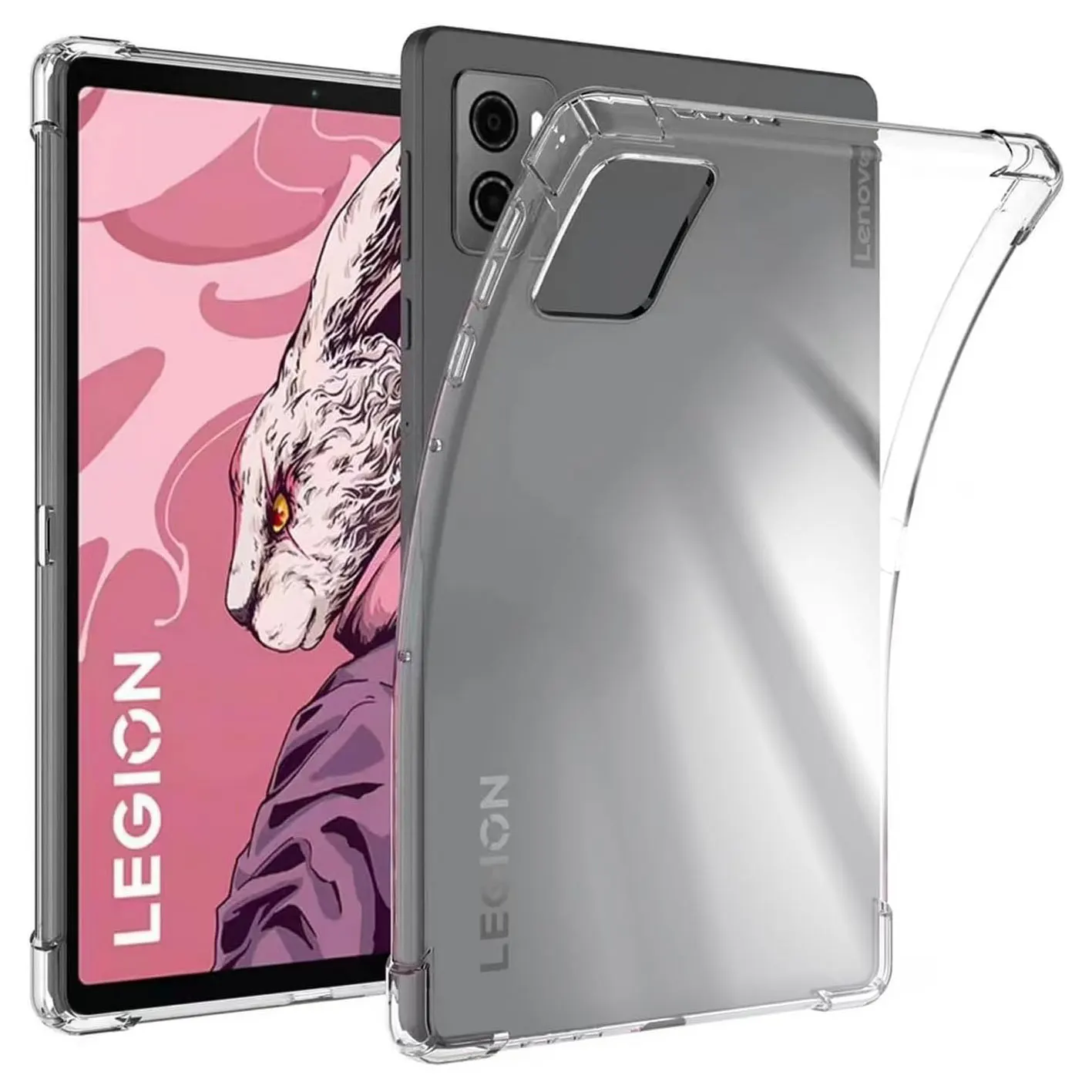 Tablet Case For Lenovo Legion Y700 (2023) 8.8 inch TB-320FC Slim Transparent Soft TPU Silicone Flexible Airbag Cover Anti-drop