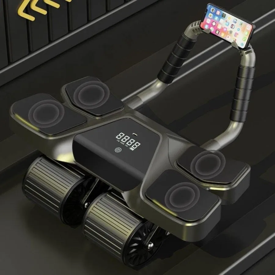 

Тренажер для пресса Ab Roller с 4 колесами и встроенным трекером – идеальное оборудование для домашних тренировок, обеспечивающее комфорт.