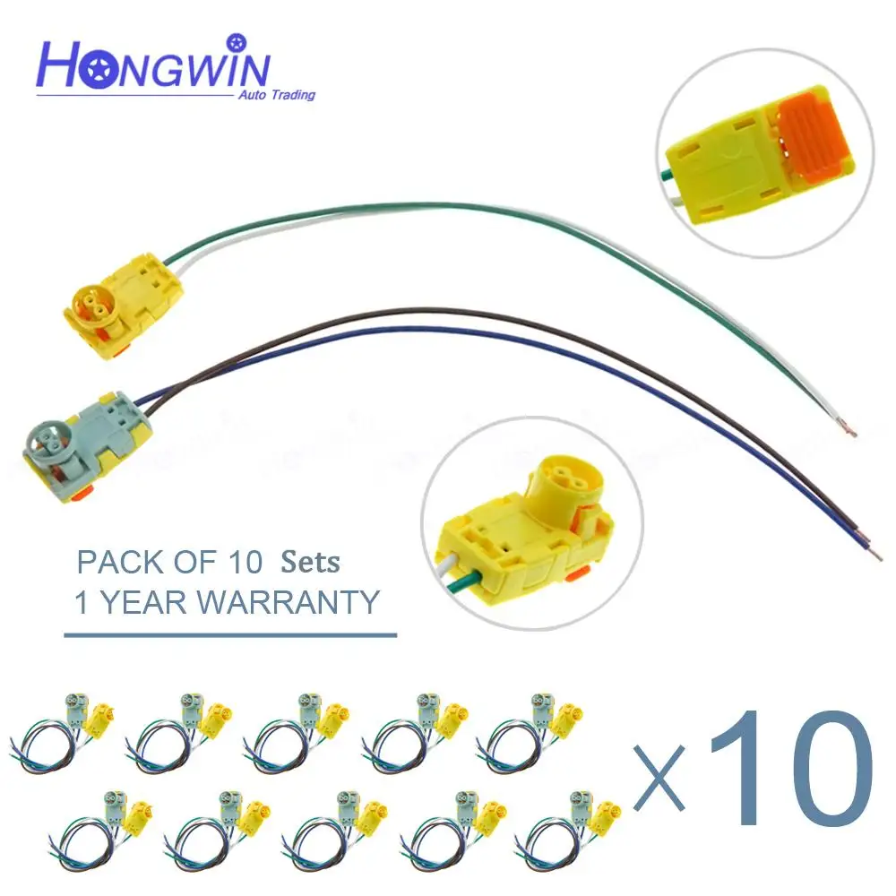 

1/10 Set 2PIN wheel wire Connector Plug Harness For Hyundai Elantra 2011-2013 Sonata 2009-2014 Hybrid 2011-2014