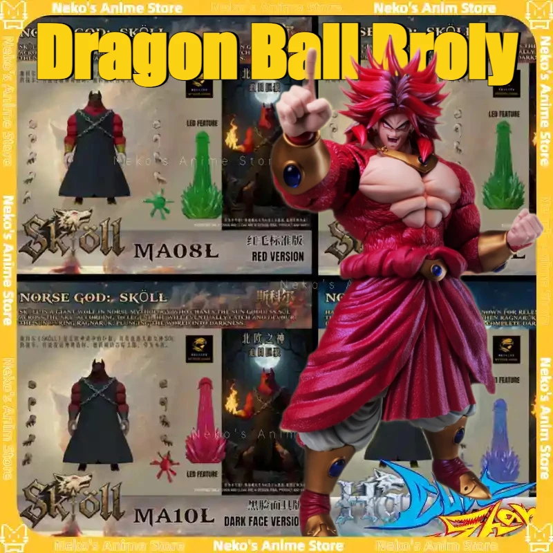 【Nuevo en stock】Dimension Myth Beast Deity Super Saiyan 4 Broly Dragon Ball figura de acción Anime modelo muñeca de escritorio coleccionables