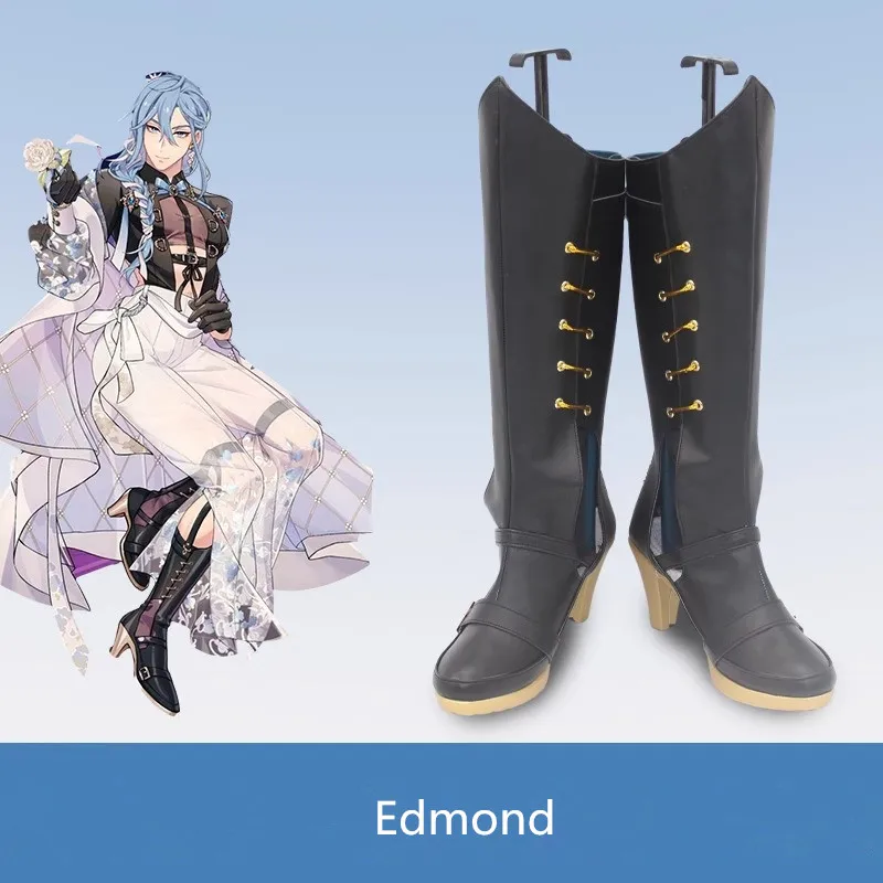 

Nu Carnival Edmond Cosplay Shoes Costume Boots Handmade Faux Leather Boots