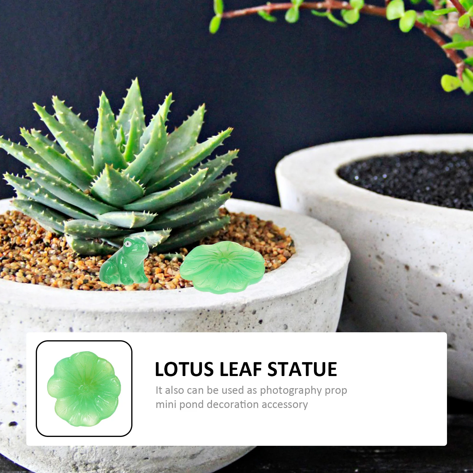 

20pcs Leaf Resin Craft Decor Desktop Garden Fish Tank Scene Layout Decor Ornament Photography Prop Micro Landscape Statue